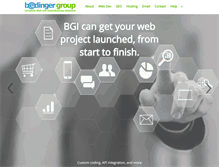 Tablet Screenshot of bedinger.com