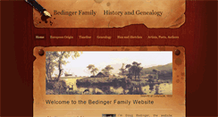 Desktop Screenshot of bedinger.org